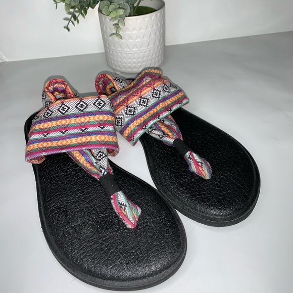 Sanuk Womens Yoga Sling 2 Prints Slip Ons - Picture 3 of 9